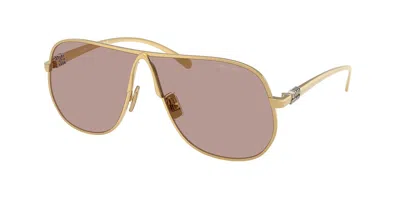 Miu Miu Mua56s 5ak20i Occhiali Da Sole Oro Per Donna In Pink