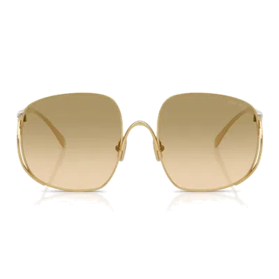 Miu Miu Mua57 S Sunglasses In Gold