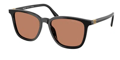Miu Miu Mub03sf Asian Fit 16k90q Women's Sunglasses Black Size 53