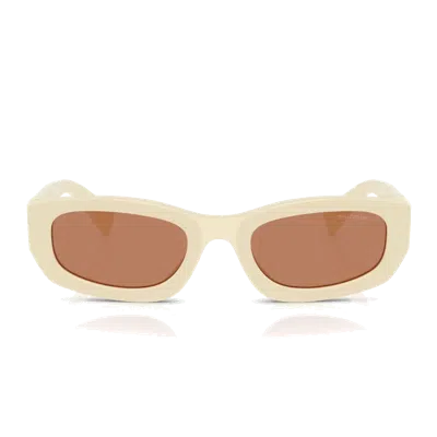 Miu Miu Mub04 S Sunglasses In White