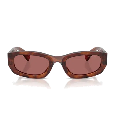 Miu Miu Mub04 S Sunglasses In Brown
