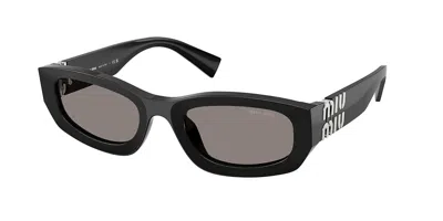 Miu Miu Mub04sf Asian Fit 16k80q Women's Sunglasses Black Size 53