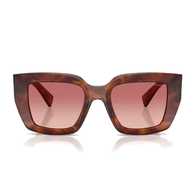 Miu Miu Mub05 S Sunglasses In Brown