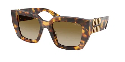 Miu Miu Mub05s 14l20u Occhiali Da Sole Per Donna In Brown