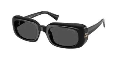 Miu Miu Mub13sf Asian Fit 16k08z Women's Sunglasses Black Size 52
