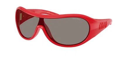 Miu Miu Mub14su 27n80q Women's Sunglasses Red Size 133