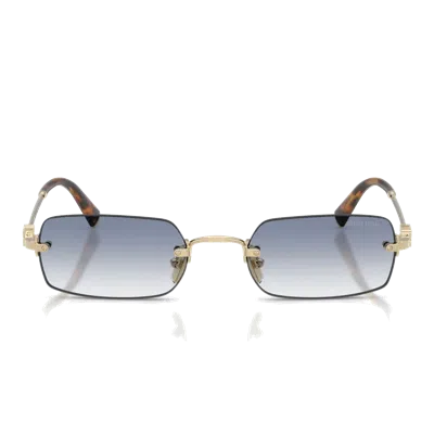 Miu Miu Mub50 S Sunglasses In Gold