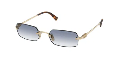 Miu Miu Mub50s Zvn80o Occhiali Da Sole Per Donna In Gold
