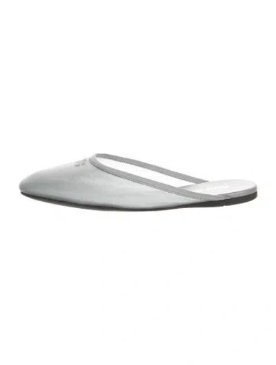 Pre-owned Miu Miu Mules In Silver
