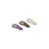 Miu Miu Multicolor Brass Hair Clips With Iconic Logo Detail In Multicolor