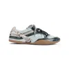 Miu Miu Gymnasium Technical Fabric And Python-print Ayers Leather Sneakers In Multi