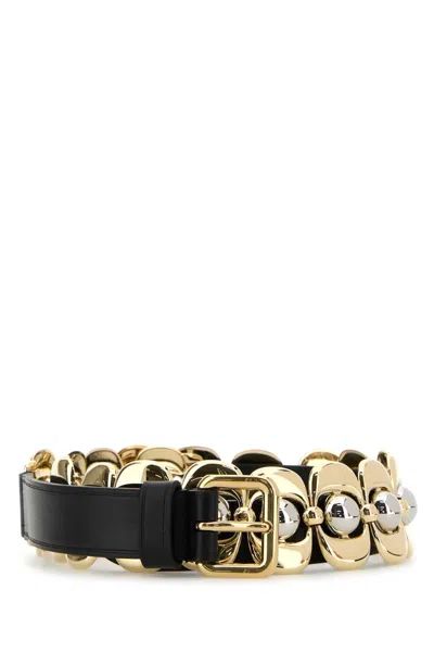 Miu Miu Multicolor Leather And Metal Belt