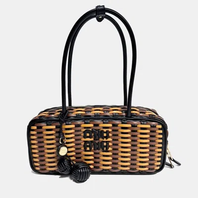 Pre-owned Miu Miu Multicolor Leather Bo Bag