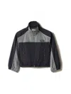 MIU MIU MULTICOLOR TWO-TONE SWEATSHIRT