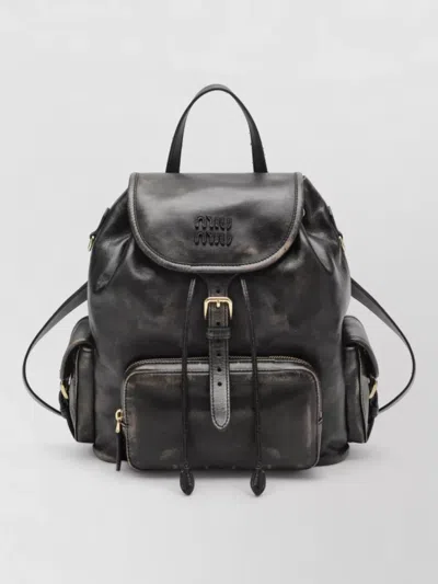 Miu Miu Na Backpack In Brown