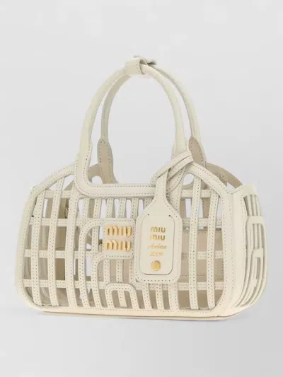 Miu Miu Na Calf Leather Clutch Bag