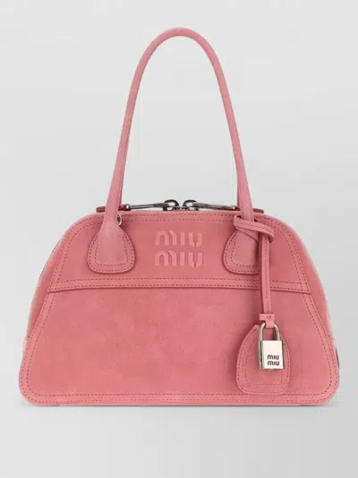Miu Miu Na Nappa Leather Clutch Bag