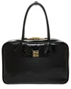 Miu Miu Naplack Leather Satchel