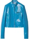 Miu Miu Naplak Jacket In Blue