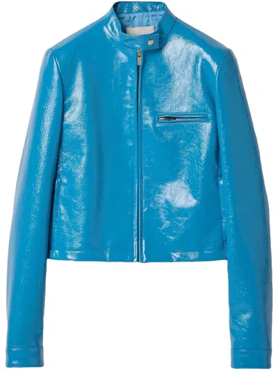 Miu Miu Naplak Jacket In Blue