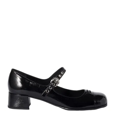 Miu Miu Naplak Pumps In Black