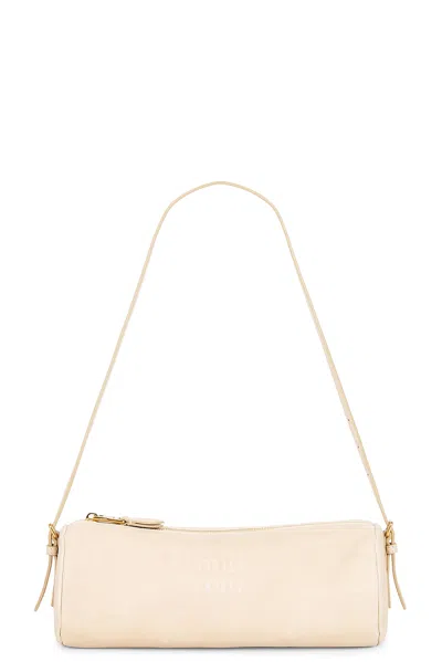 Miu Miu Nappa Aviator Contenitori Bag In Brown