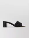 Miu Miu Logoed Sandals In Black
