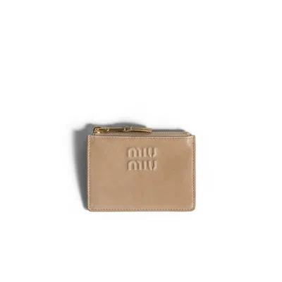 Miu Miu Nappa Leather Card Holder