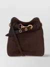 Miu Miu Chocolate Nappa Leather Crossbody Bag In Brown