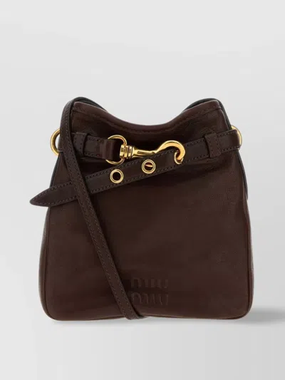 Miu Miu Nappa Leather Crossbody Bag
