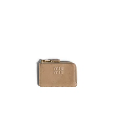 Miu Miu Nappa Leather Envelope Card Holder