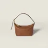 Miu Miu Nappa Leather Pouch In Brown