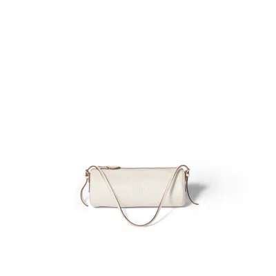 Miu Miu Nappa Leather Pouch In White