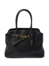 Miu Miu Black Nappa Leather Aventure Bag Women In Black