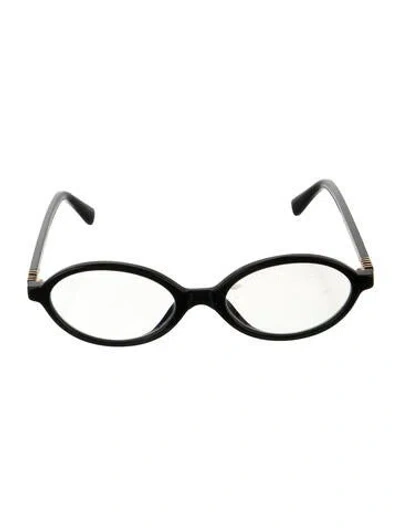 Pre-owned Miu Miu Narrow Eyeglasses In Black