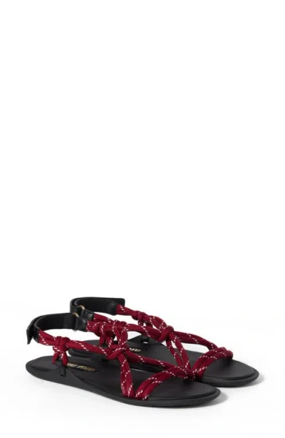 MIU MIU MIU MIU NASTRO CORD SANDAL