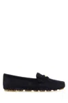 Miu Miu Loafers In Navy Blue