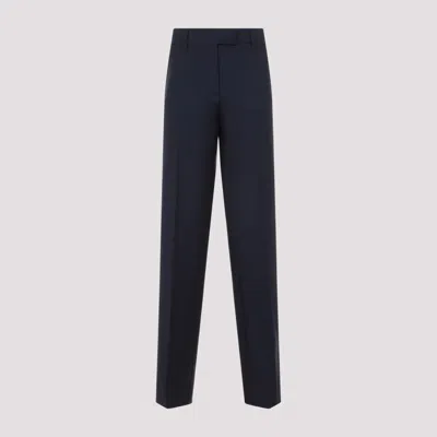 MIU MIU NAVY BLUE TAILORED TROUSERS