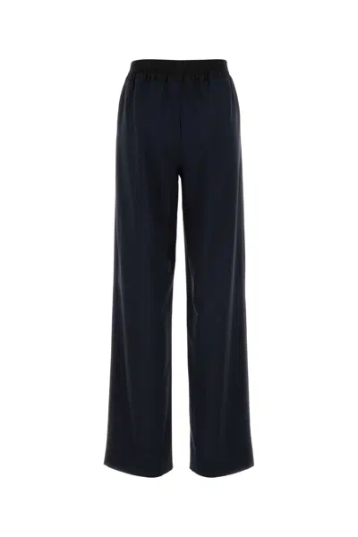 Miu Miu Navy Blue Wool Pant