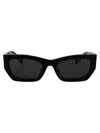 Miu Miu Nero Acetate Sunglasses In Black