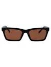 Miu Miu Geometric-frame Sunglasses In Black