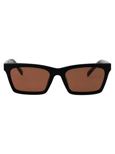 MIU MIU MIU MIU NERO ACETATE SUNGLASSES