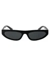 Miu Miu Nero Acetate Sunglasses In Black