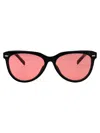 Miu Miu Nero Acetate Sunglasses In Black