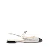 Miu Miu Neutrals Ballet Flats Women In White