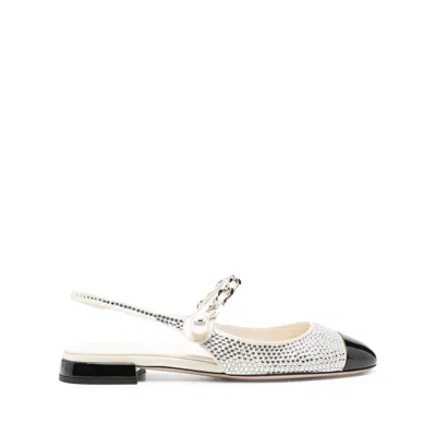 Miu Miu Neutrals Ballet Flats Women In White