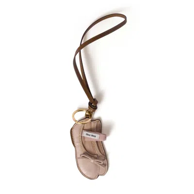 MIU MIU MIU MIU NEUTRALS KEYRINGS & CHAINS WOMEN