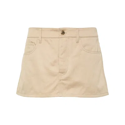 Miu Miu Neutrals Skirts - Straight Skirts Women