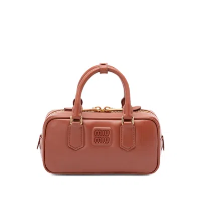 Miu Miu Neutrals Tote Bags Women In White
