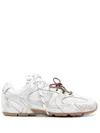 Miu Miu New Balance X 530 Sl Leather Sneakers Shoes In White